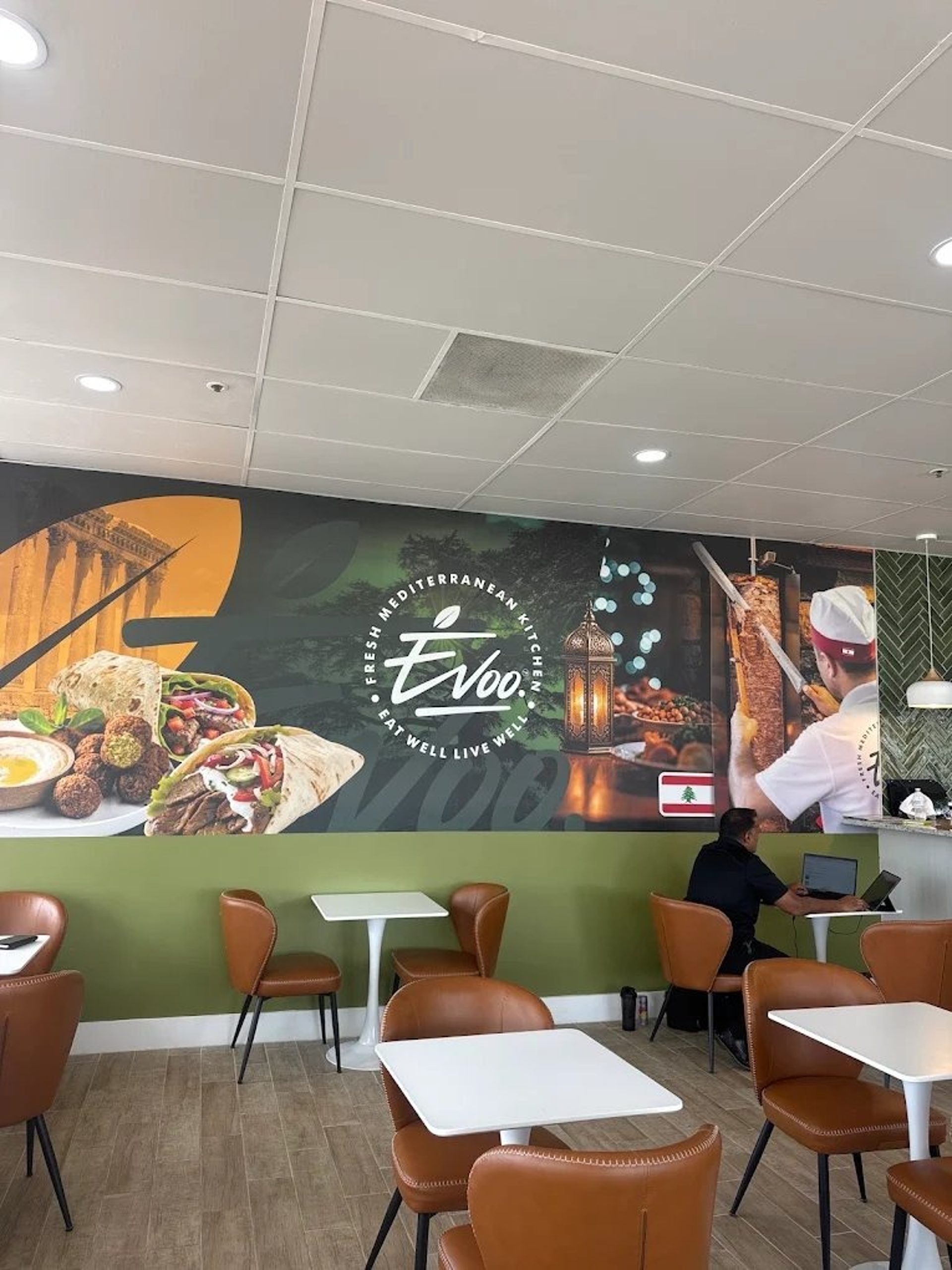 Reserve your table at Evoo Fresh Mediterranean Kitchen