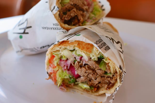 Lamb Gyro Wrap.