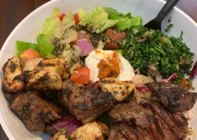 delicious Lebanese platter